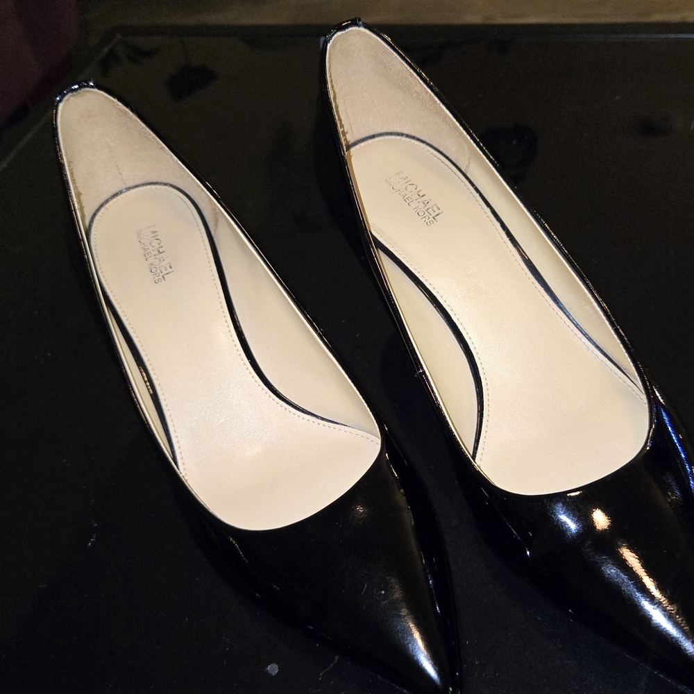 Michael Kors Black Patent Heels